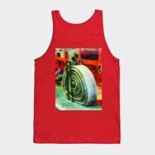 Coiled Hose on Fire Truck Tank Top